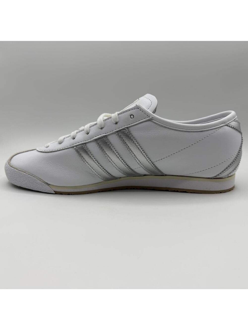 adidas Originals Italia 70s White Silver Metallic JQ9070 Women Size 10 - Picture 9 of 16